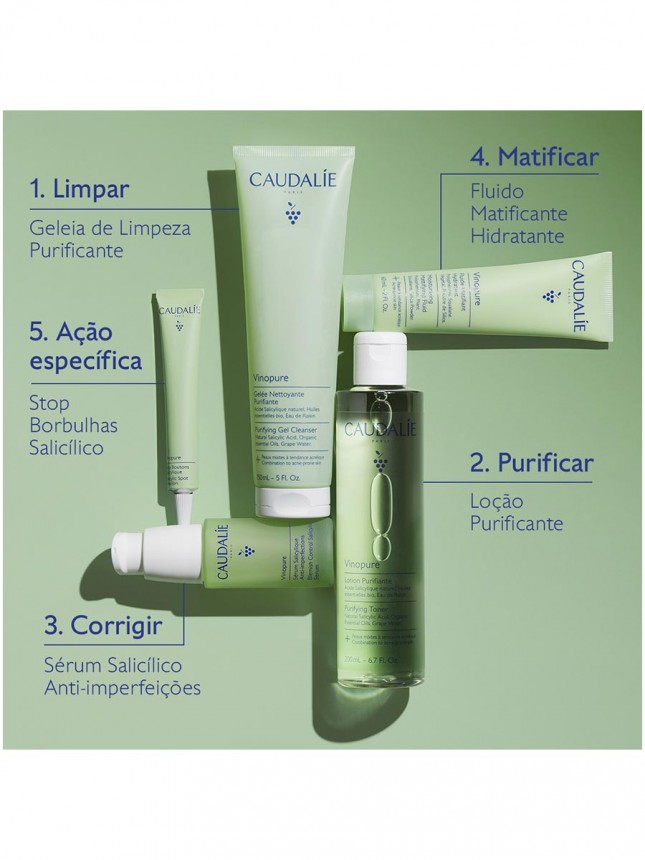 Caudalie Vinopure Fluido Hidratante Matificante 60ml