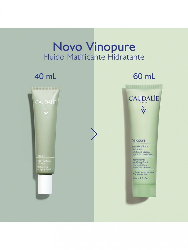 Caudalie Vinopure Fluido Hidratante Matificante 60ml