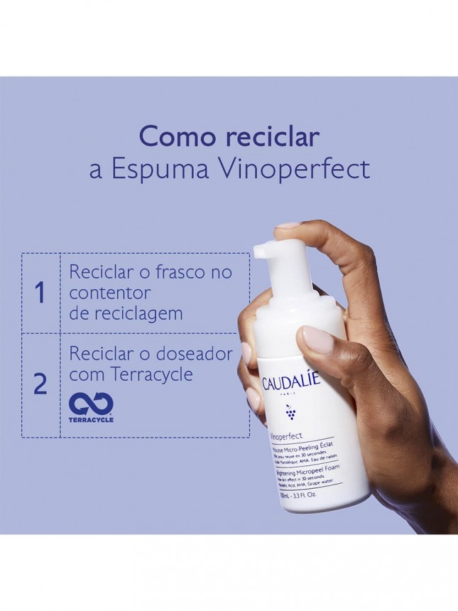 Caudalie Vinoperfect Peel Eclat Mousse 100ml