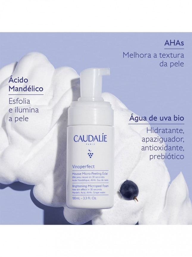 Caudalie Vinoperfect Peel Eclat Mousse 100ml