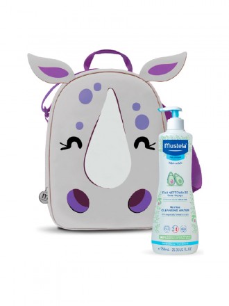 Agua Limpiadora Mustela Beb� con oferta mochila gigante