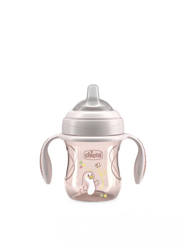 Taza Chicco Transition 4 Meses + Rosa