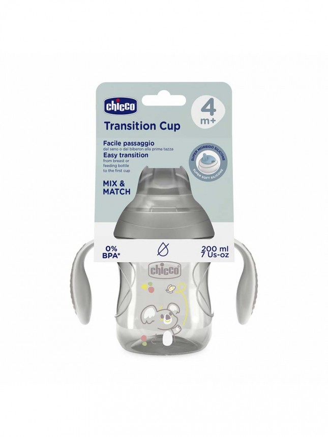 Taza Chicco Transition 4 Meses + Gris
