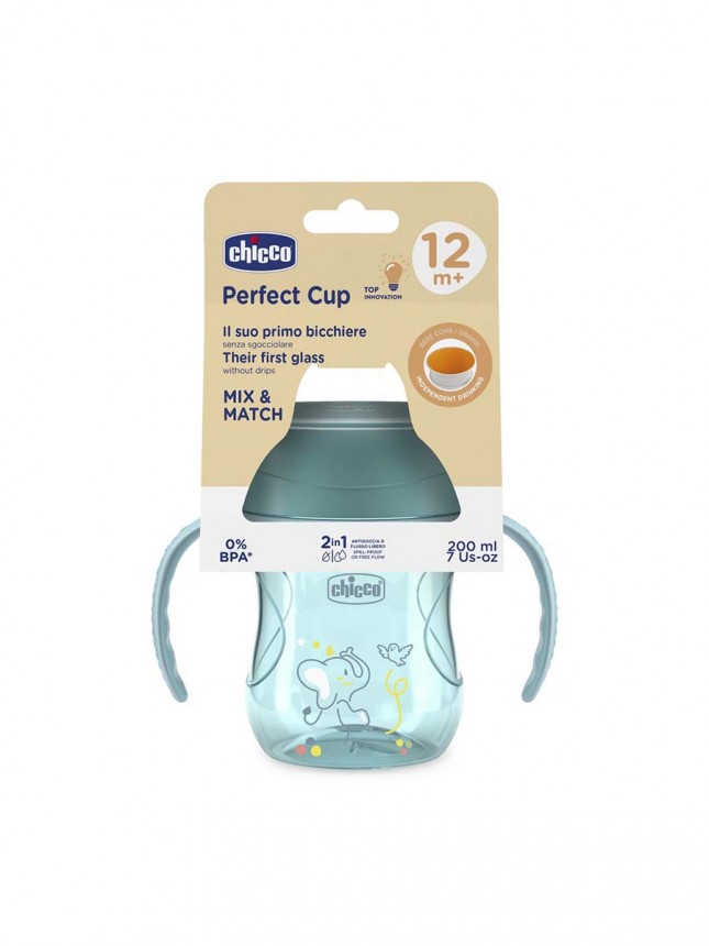 Chicco Copo De Refei��o12 Meses + Azul