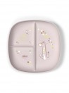Chicco Plato Con Separadores 12 Meses + Rosa