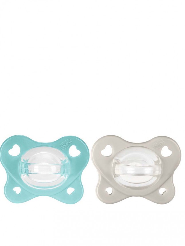 Chicco Physioforma Dual Soft 6 a 16 Meses Azul/Gris 2 Piezas