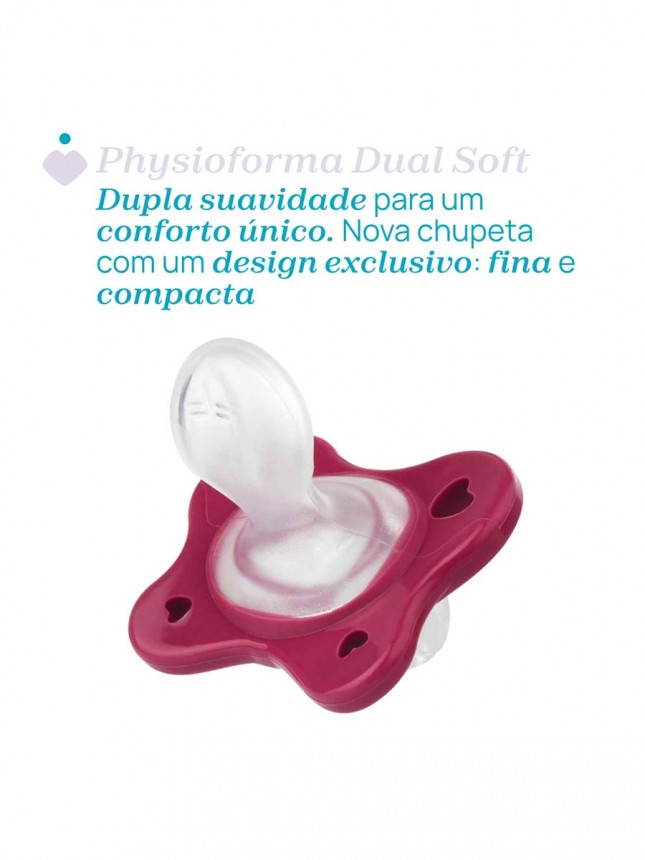 Chicco Physioforma Dual Soft 2 a 6 Meses Azul/Gris 2 Unidades