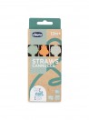Chicco Pajitas de Silicona - Pack de 6