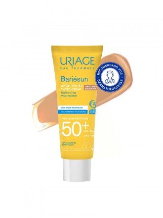 Uriage Bariésun Creme Com Cor Dourado SPF50+ 50ml Uriage Bariésun Creme Com Cor Dourado SPF50+ 50ml