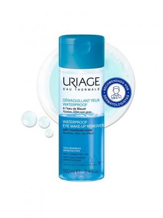 Uriage Desmaquilhante Bifsico de Olhos para Maquilhagem  Prova de gua 100ml