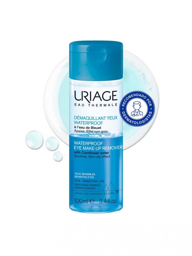 Uriage Desmaquilhante Bifsico de Olhos para Maquilhagem  Prova de gua 100ml