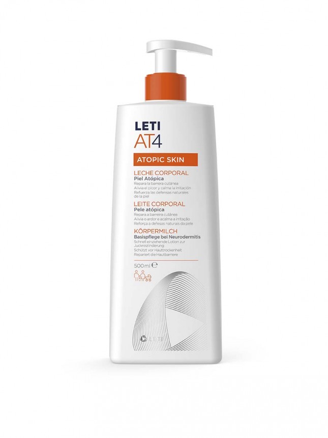 Leche corporal Leti AT4 500 ml
