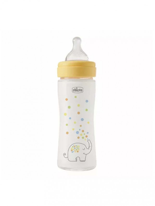 Chicco Biber�o Perfect Easy Amarelo 0m+ 240ml