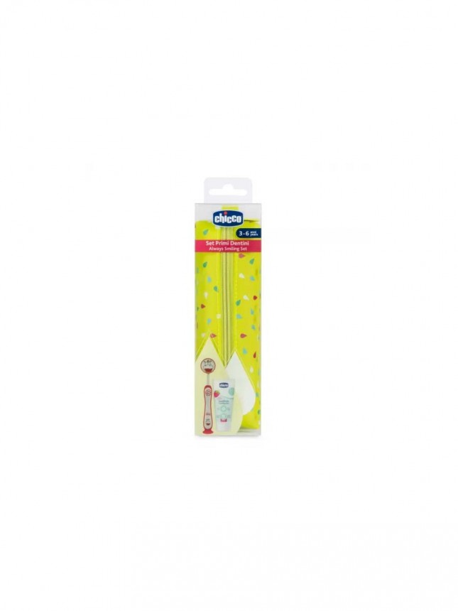 Chicco Estuche Verde Kit Cepillo + Carpeta 3-6 A�os