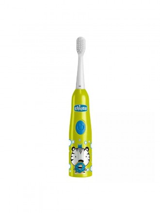 Cepillo de Dientes Eléctrico Chicco +3Años Tigre Verde Cepillo de Dientes Eléctrico Chicco +3Años Tigre Verde