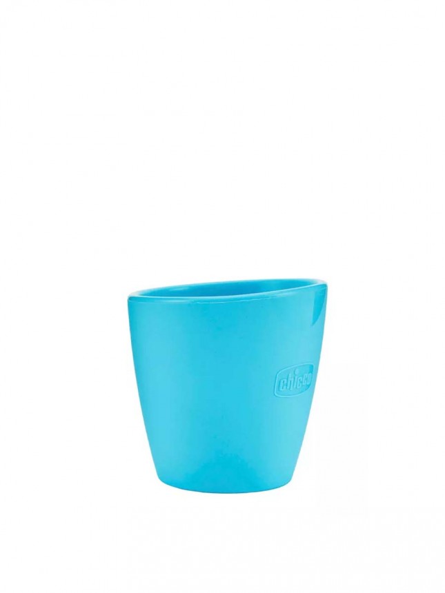 Chicco Mini Copo De Silicone Azul 6M+
