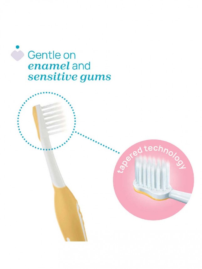 Chicco Escovas Primeiros Dentes 6-36m Pack Amarelo/Azul