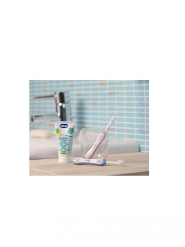 Chicco Primeros Cepillos de Dientes Pack 6-36m Amarillo/Azul