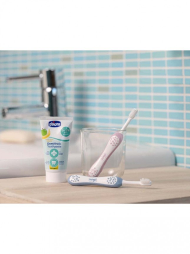 Chicco Escova Primeiros Dentes 6-36m Azul