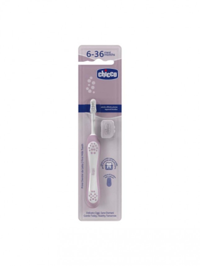 Chicco Escova Primeiros Dentes 6-36m Rosa