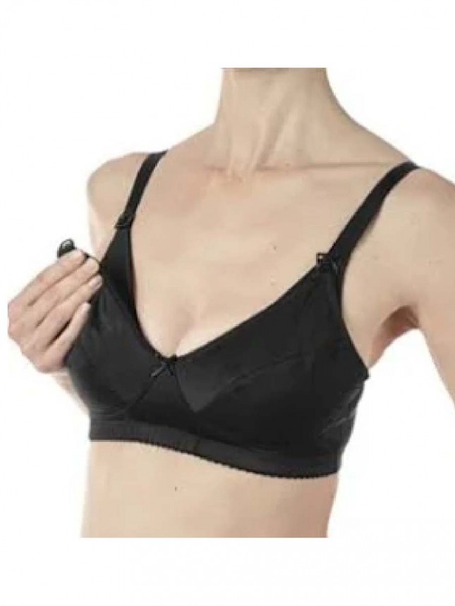 Sujetador de lactancia Chicco 5D Microfibra Negro