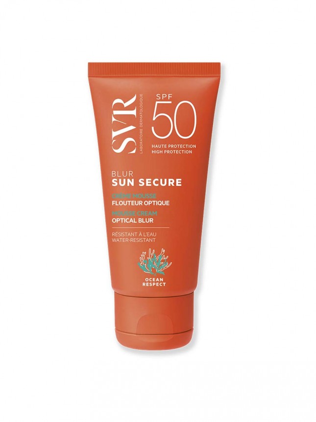 SVR Sun Secure Blur SPF50+ Protetor Solar para Rosto Mousse 50 ml