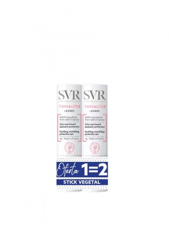 SVR Topialyse Levres Duo Stick Labial Cuidado Protetor 2x4g