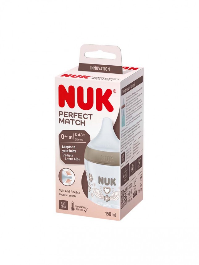 NUK Biber�o Perfect Match 150 ml cora��es
