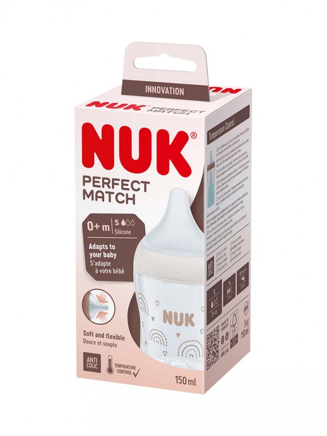 NUK Biber�o Perfect Match 150 ml arco-iris