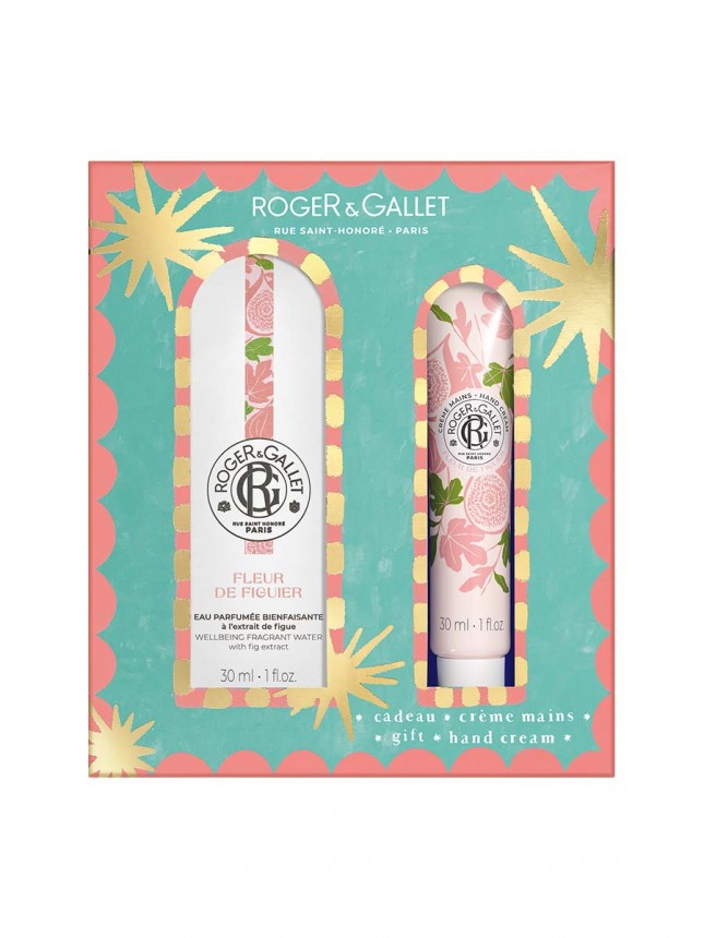 Agua Perfumada Roger & Gallet Christmas Coffret Fleur De Figuier