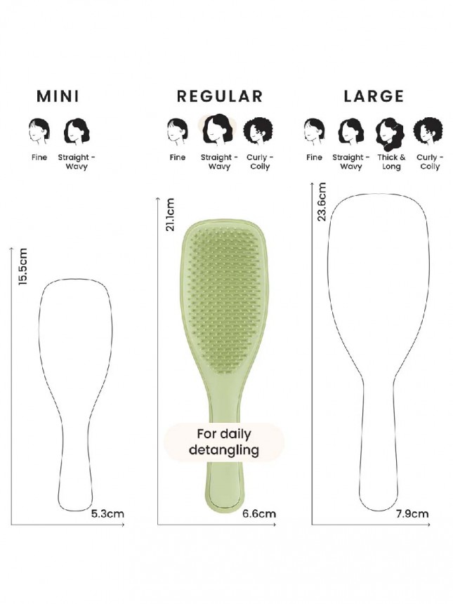 Tangle Teezer Escova Detangler Matte Olive Green