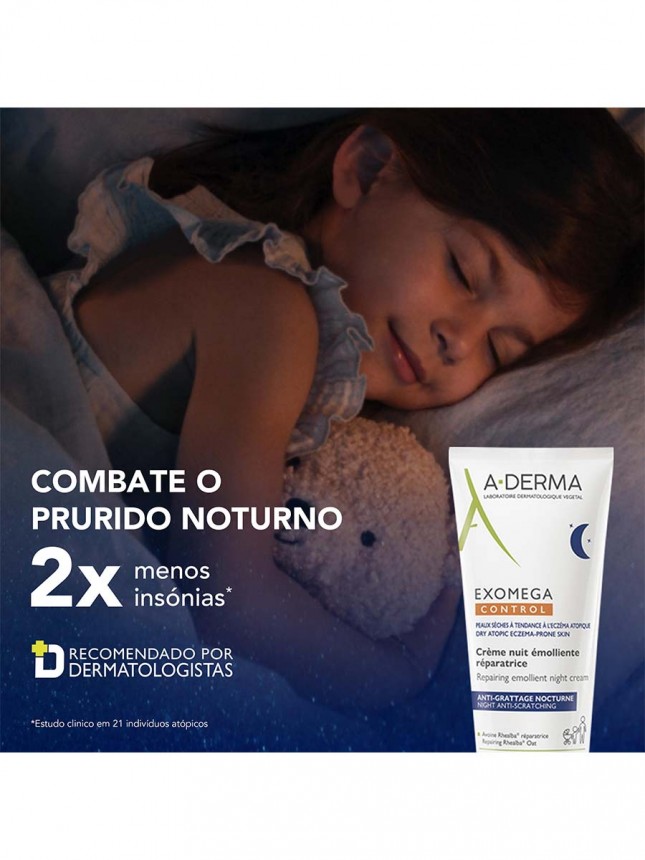 A-Derma Exomega Control Crema de Noche Emoliente 200ml