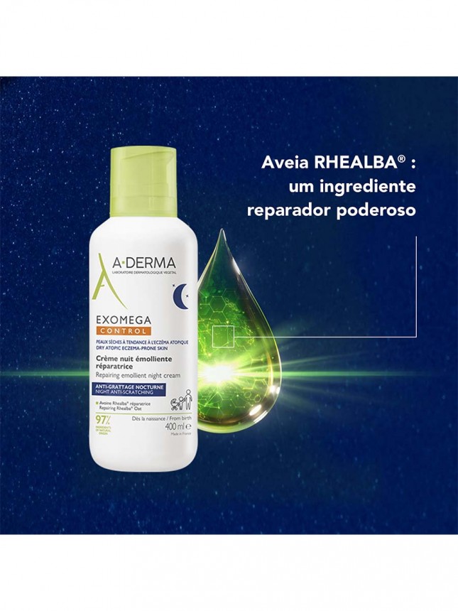 A-Derma Exomega Control Crema de Noche Emoliente 400ml