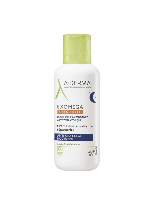 A-Derma Exomega Control Crema de Noche Emoliente 400ml