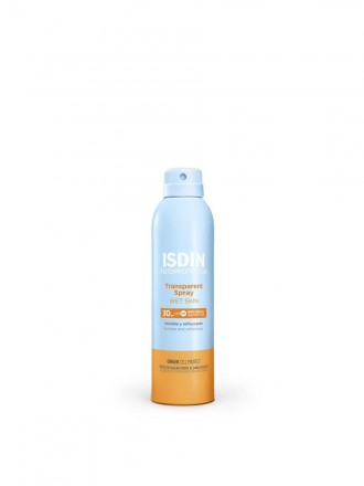 ISDIN Fotoprotector Spray Transparente PIEL MOJADA SPF30 250ml ISDIN Fotoprotector Spray Transparente PIEL MOJADA SPF30 250ml