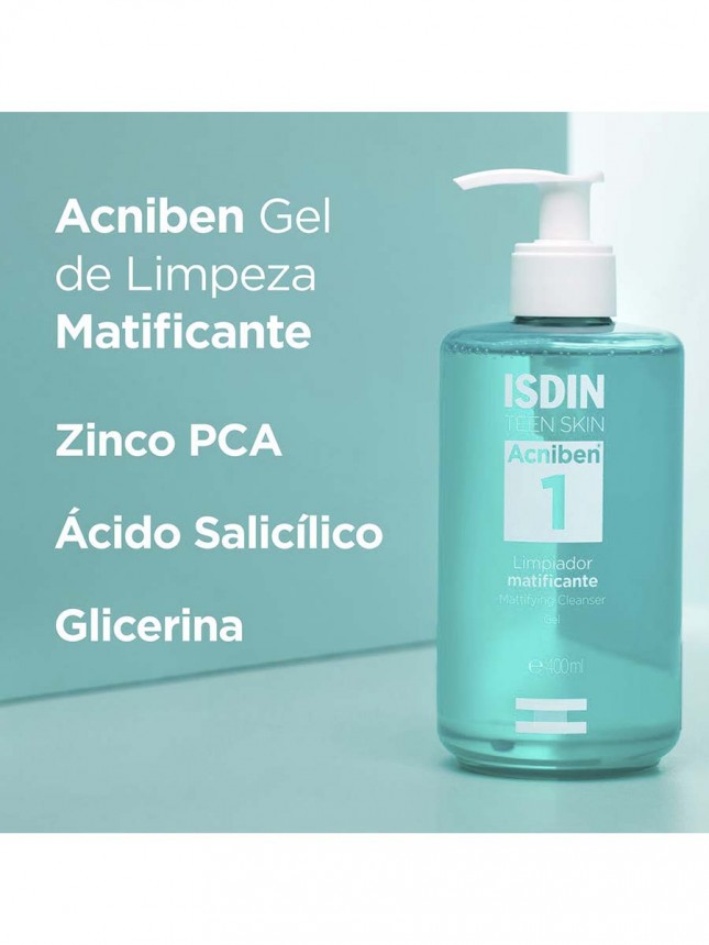 ISDIN Acniben Gel de Limpeza Matificante 400ml