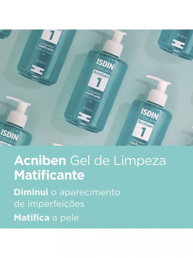 ISDIN Acniben Gel de Limpeza Matificante 400ml