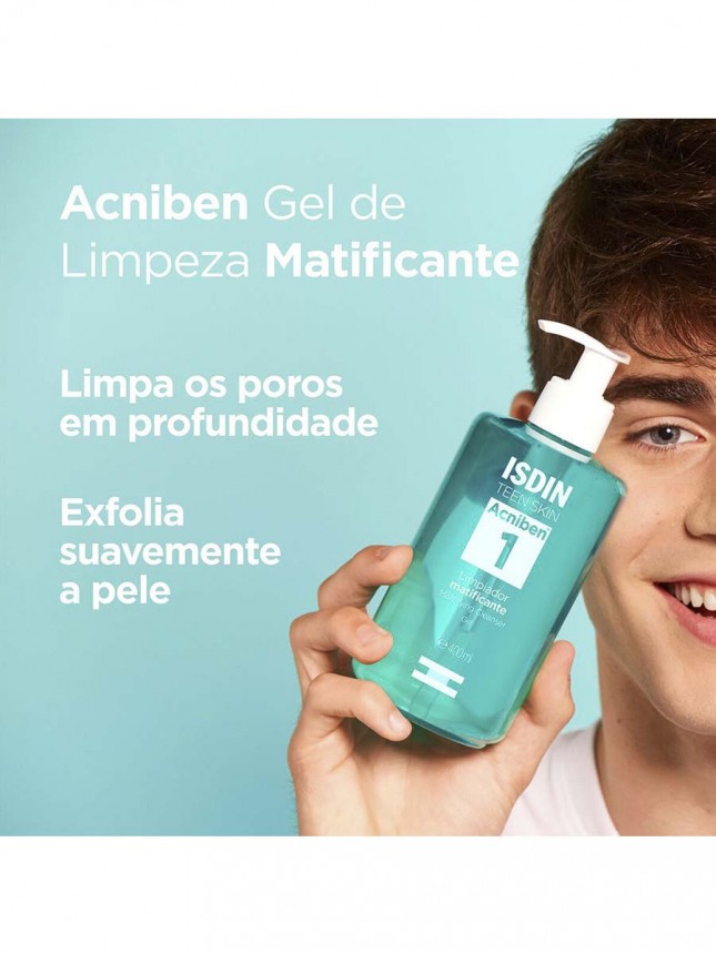 ISDIN Acniben Gel de Limpeza Matificante 400ml