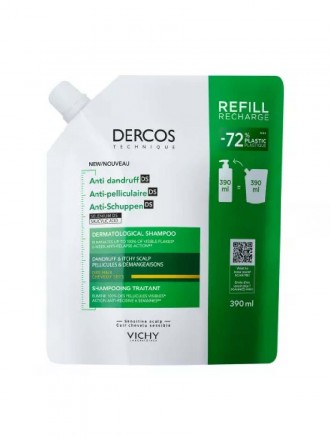 Dercos Shampoo Anticaspa Seca - Recarga 390ml Dercos Shampoo Anticaspa Seca - Recarga 390ml