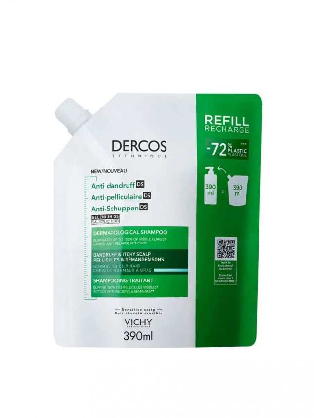 Dercos Anticaspa Champ� Caspa Oleosa - Recarga 390ml