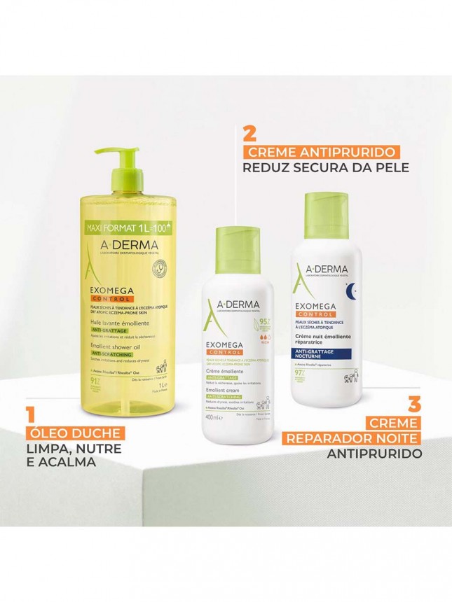 A-Derma Exomega Control Oleo Duche 1000ml