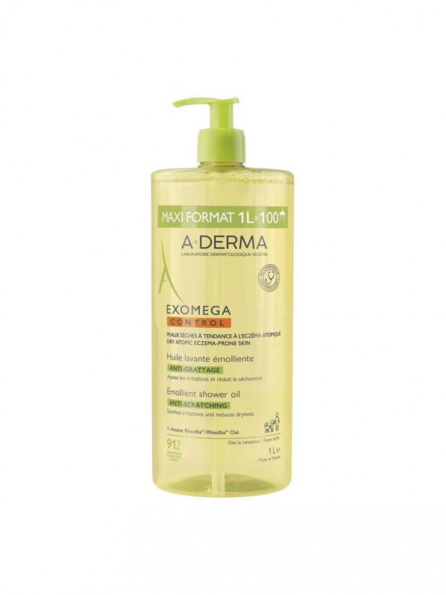 A-Derma Exomega Control Oleo Duche 1000ml