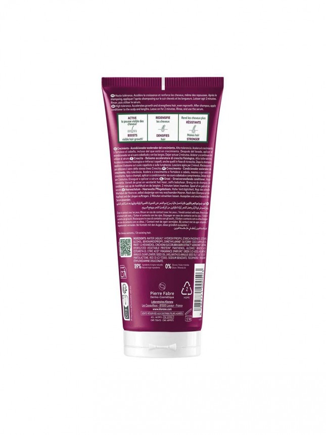 Klorane Capilar Quinina B�lsamo acelerador del crecimiento 200 ml