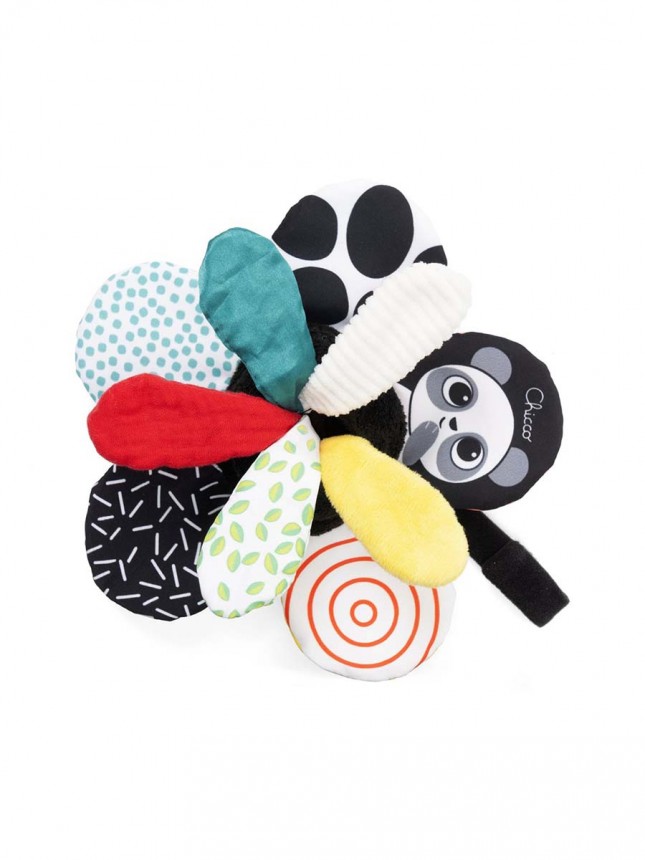 Chicco Flor Preto e Branco