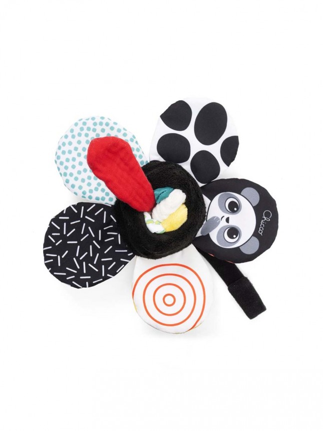 Chicco Flor Preto e Branco