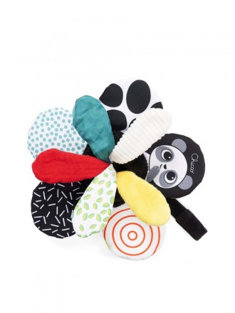 Chicco Flor Preto e Branco
