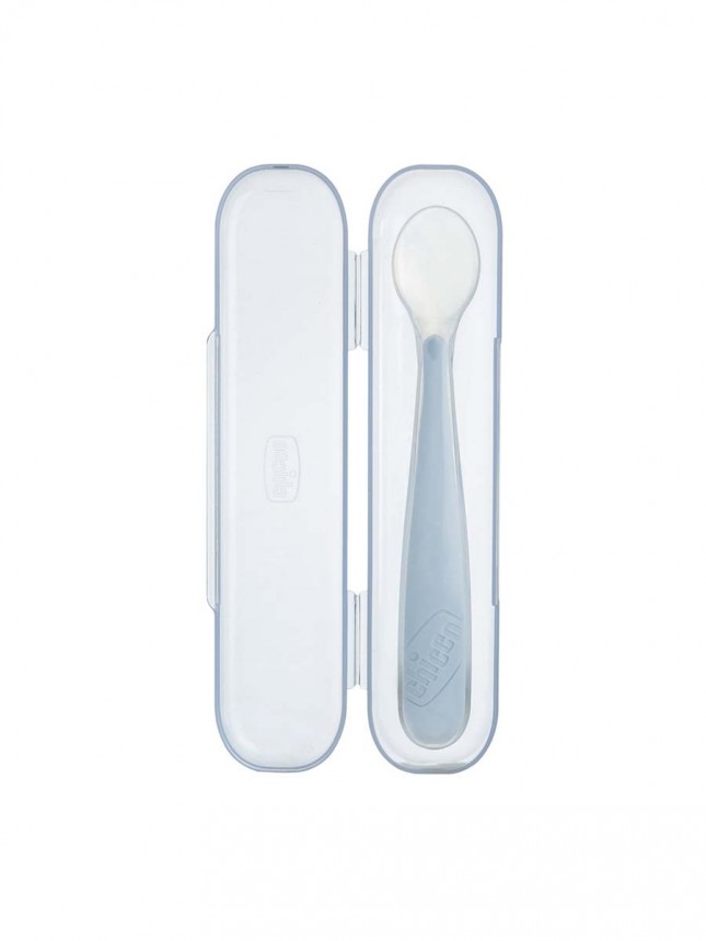 Chicco Alimenta��o Colher de Silicone com Caixa 6+ meses