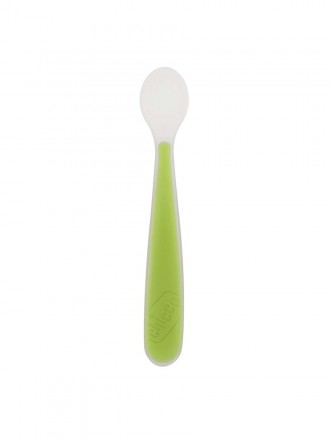 Chicco Alimenta��o Colher de Silicone Verde 6+ meses