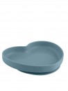 Chicco Alimenta��o Prato Silicone Cora��o Azul 9+ meses
