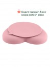 Chicco Alimenta��o Prato Silicone Cora��o Rosa 9+ meses